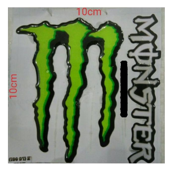 logo Tem Nổi Monster