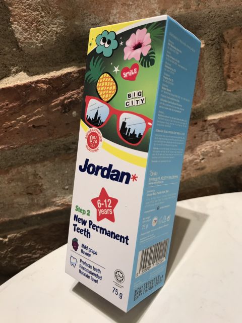 Combo 2 Kem đánh răng Jordan step 2 (cho bé từ 6_12 tuổi)