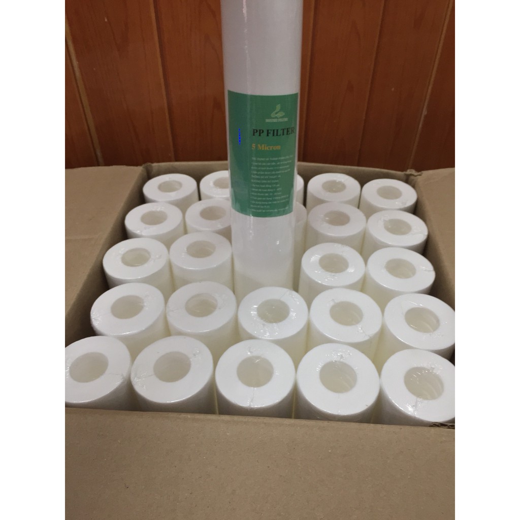 Combo 25 Lõi lọc nước 20 inch 5 Micron (Lọc thô)