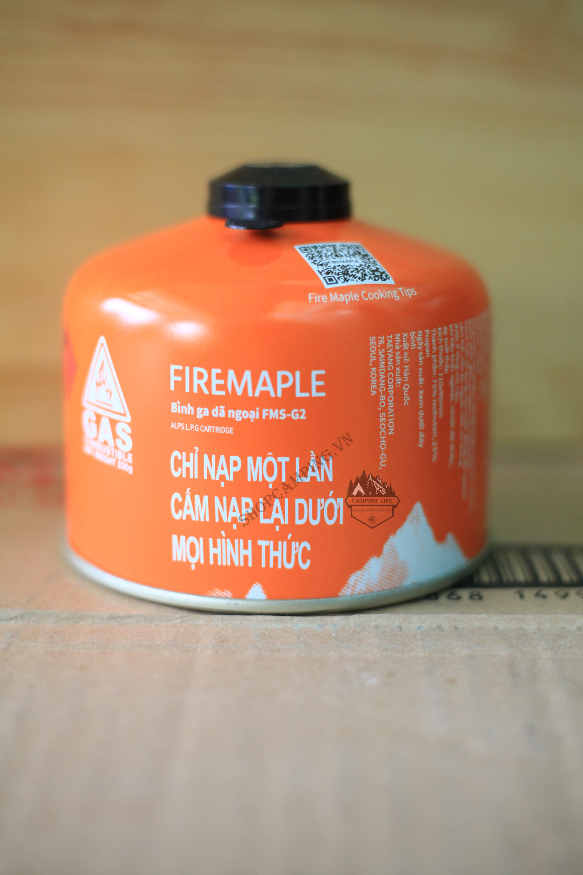 Bình gas dã ngoại Fire Maple  FMS-2 203G