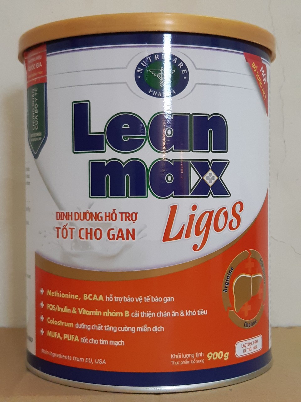[ Chính Hãng ] Sữa LEAN MAX LIGOS 900gr (SỮA BỘT BẢO VỆ TẾ BÀO GAN) Shop Bác Sỹ