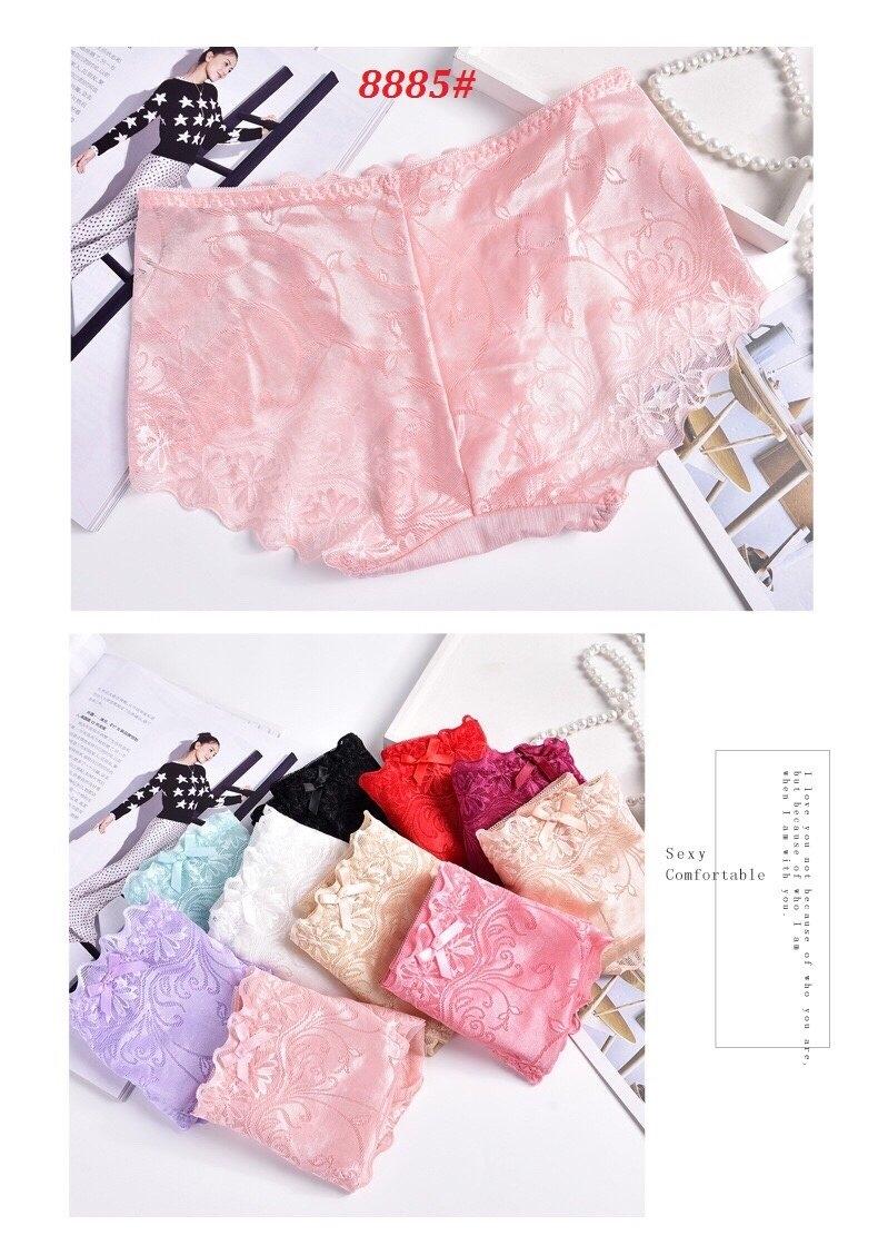 Set 05 Quần Chip Su Pha Ren Viền Sóng