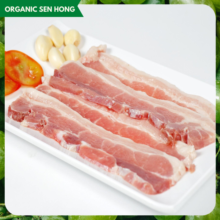 Ba rọi heo nướng BBQ nhập khẩu 500gr