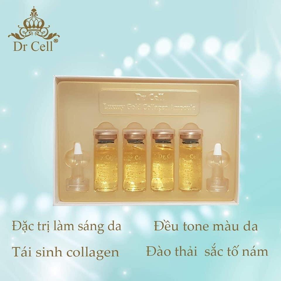 Tế Bào Gốc Dr Cell hộp 4 lọ x 10ml cấp ẩm chống lão hoá căng bóng da phục hồi da