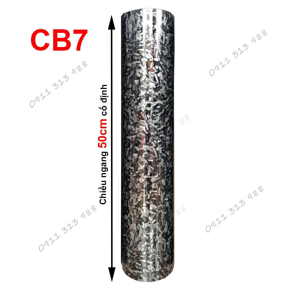 Decal carbon PET cao cấp khổ 50cm