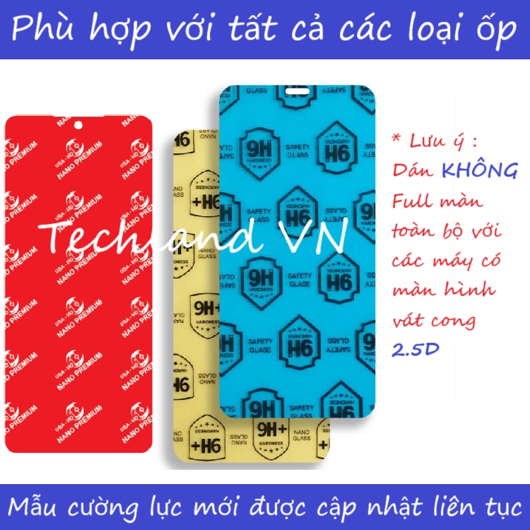 Cường Lực Phủ Nano Realme Note 50 - Trong Suốt, Không Full Màn, Không Viền Đen