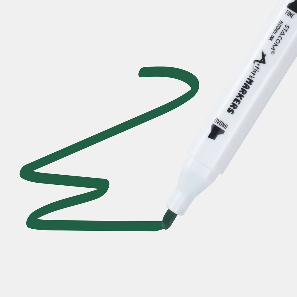 Bộ bút lông màu 02 đầu (Sketch Marker) STACOM MP012C/MP024C/MP036C/MP048C