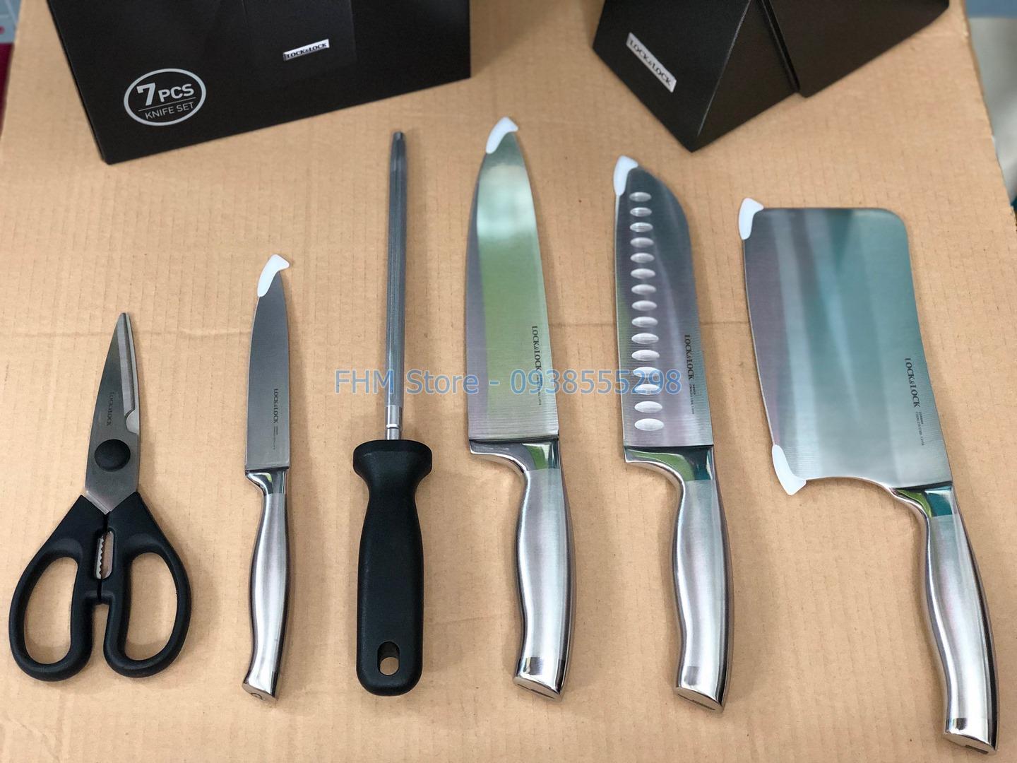 Bộ dao 7 món Lock&Lock Chef Collection CKK301