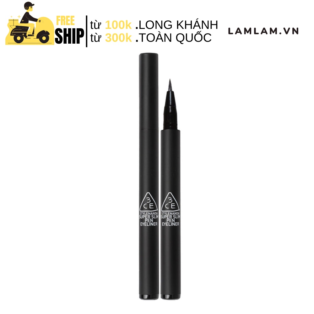 KẺ MẮT NƯỚC 3CE SUPER SLIM PEN EYELINER