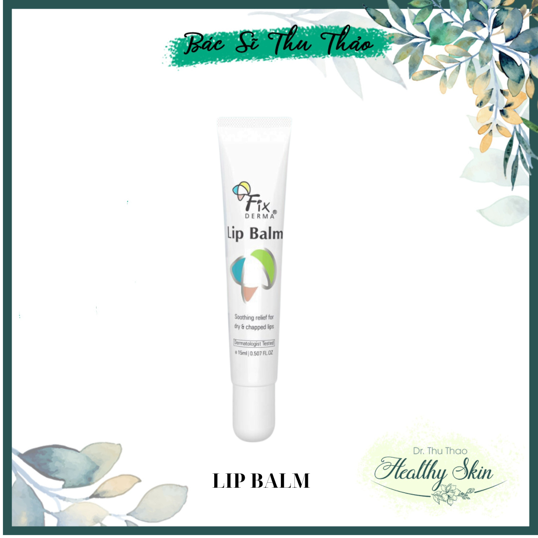 [15mL] SON DƯỠNG MÔI FIXDERMA LIP BALM - LIP SHIELD SPF50