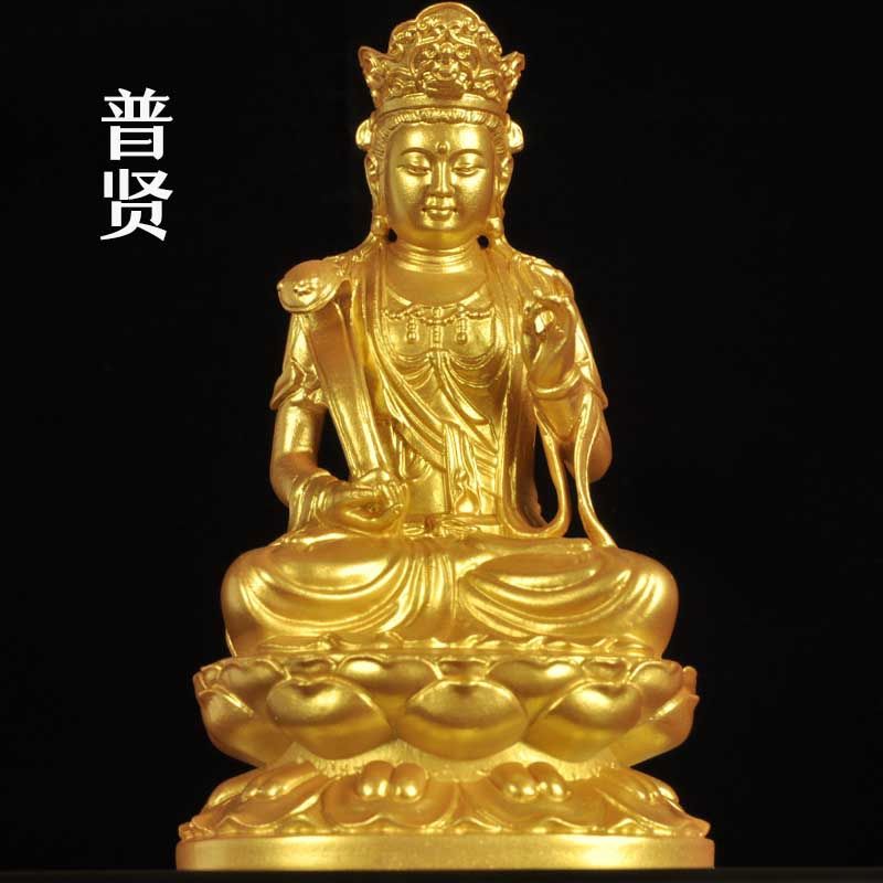 Miễn Phí Vận Chuyển Đồ Trang Trí Tượng Phật Văn Thù Phổ Hiền