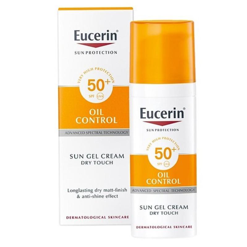 Kem chống nắng SPF 50+ dành cho da nhờn mụn Eucerin Sun Gel-Creme Oil Control Dry Touch SPF50+ 50ml