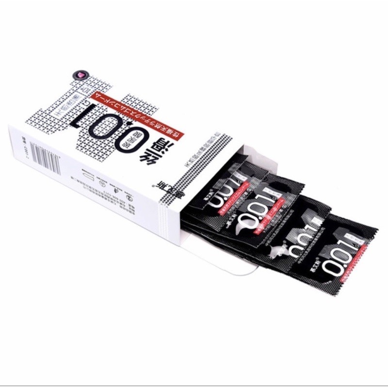 Bao Cao Su 0.01 Hàng nội địa nhật Siêu Mỏng - hộp 10 cái