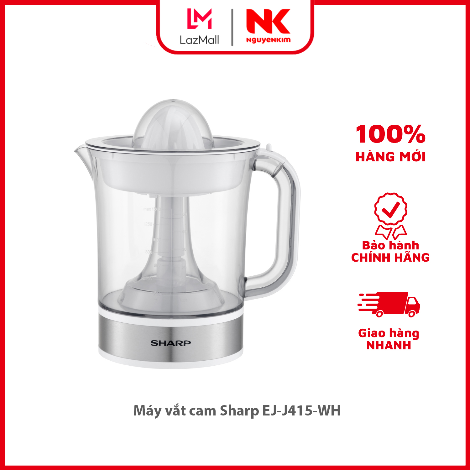 Máy vắt cam sharp ej-j415-wh