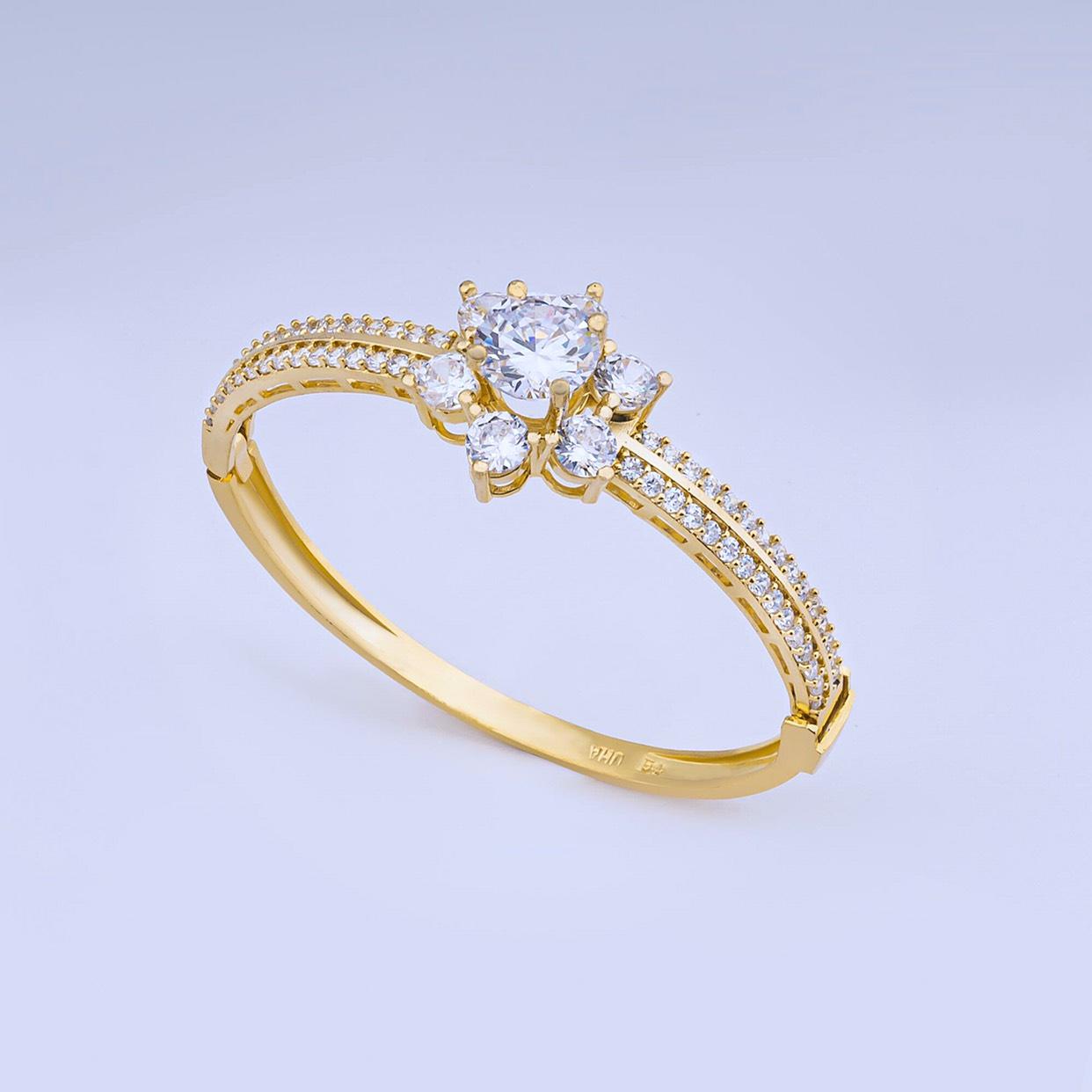 [ Vòng Tay Nữ Thiết Kế Hàn Quốc, Chất Liệu Lõi Bạc Thái - Vĩnh Viễn Không Đen ] Givishop - M125R 30.10 - vong deo tay vang, vòng lắc tay, vong deo tay bac, vong deo tay nu vang 18k, vòng tay nữ giá rẻ, vong tay nu dep, vòng tay vàng đẹp,