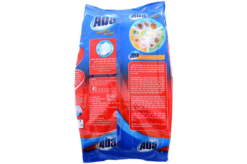 Bột giặt nhiệt Aba Sạch tinh tươm 6kg