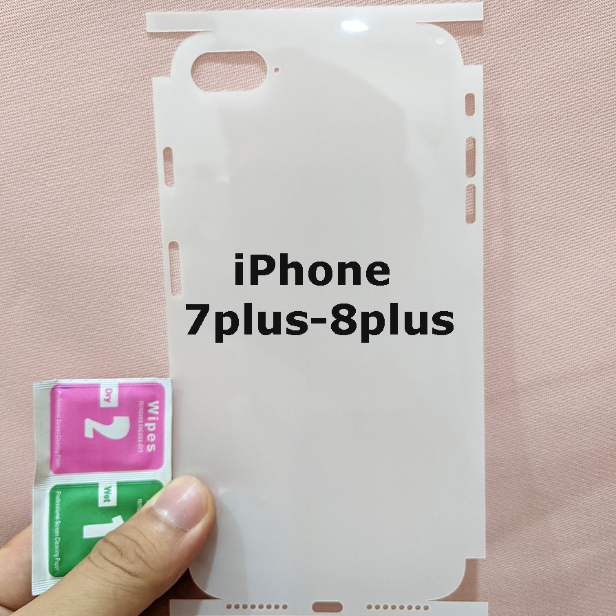 Miếng dán PPF 360 độ full đến từng lỗ loa Iphone 7 Plus - 8Plus