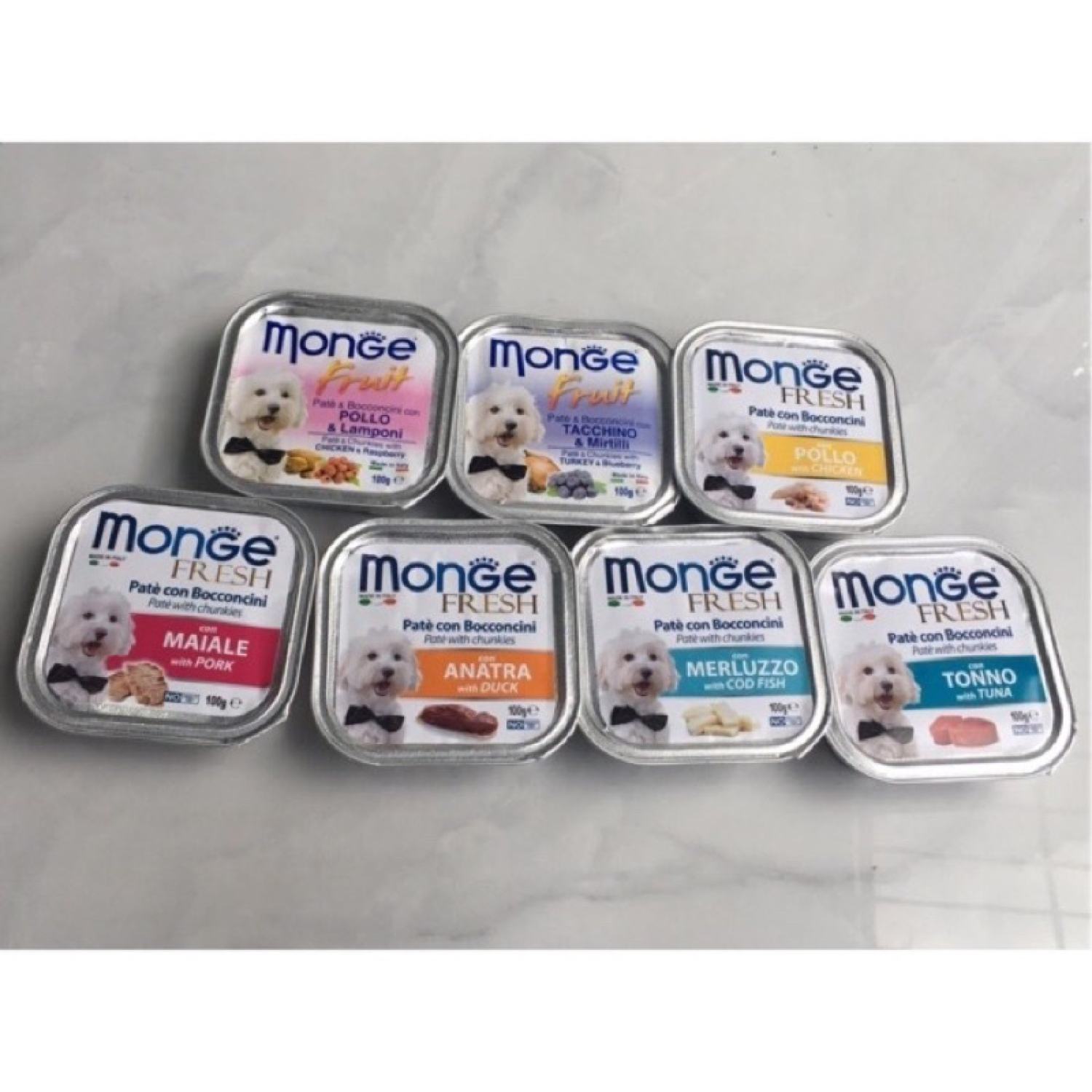 [ Chính Hãng 💯 ] Pate MONGE cho chó 100gr - MADE IN ITALY 🇮🇹