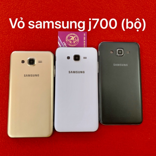 Vỏ Zin Bộ + Sườn thay thế Samsung Galaxy J7 2015 (Trắng)