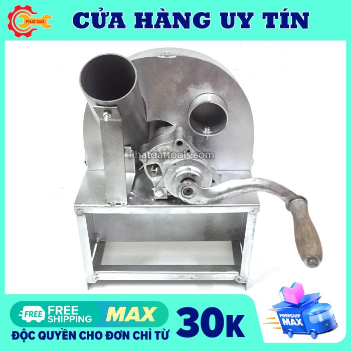 Máy thái hành,tỏi,xả quay tay