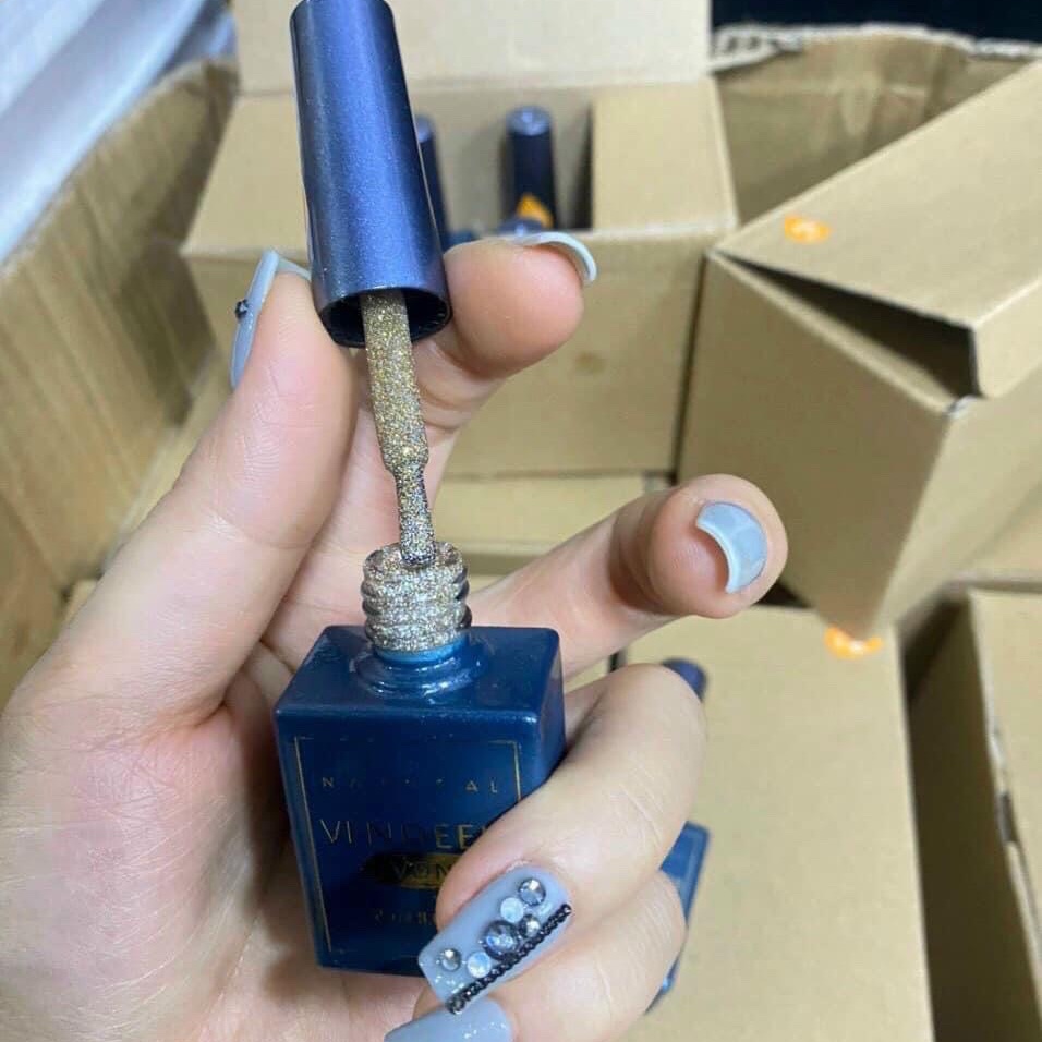 Sơn Gel Flash Vàng , Bạc Vendeeni - Nail937