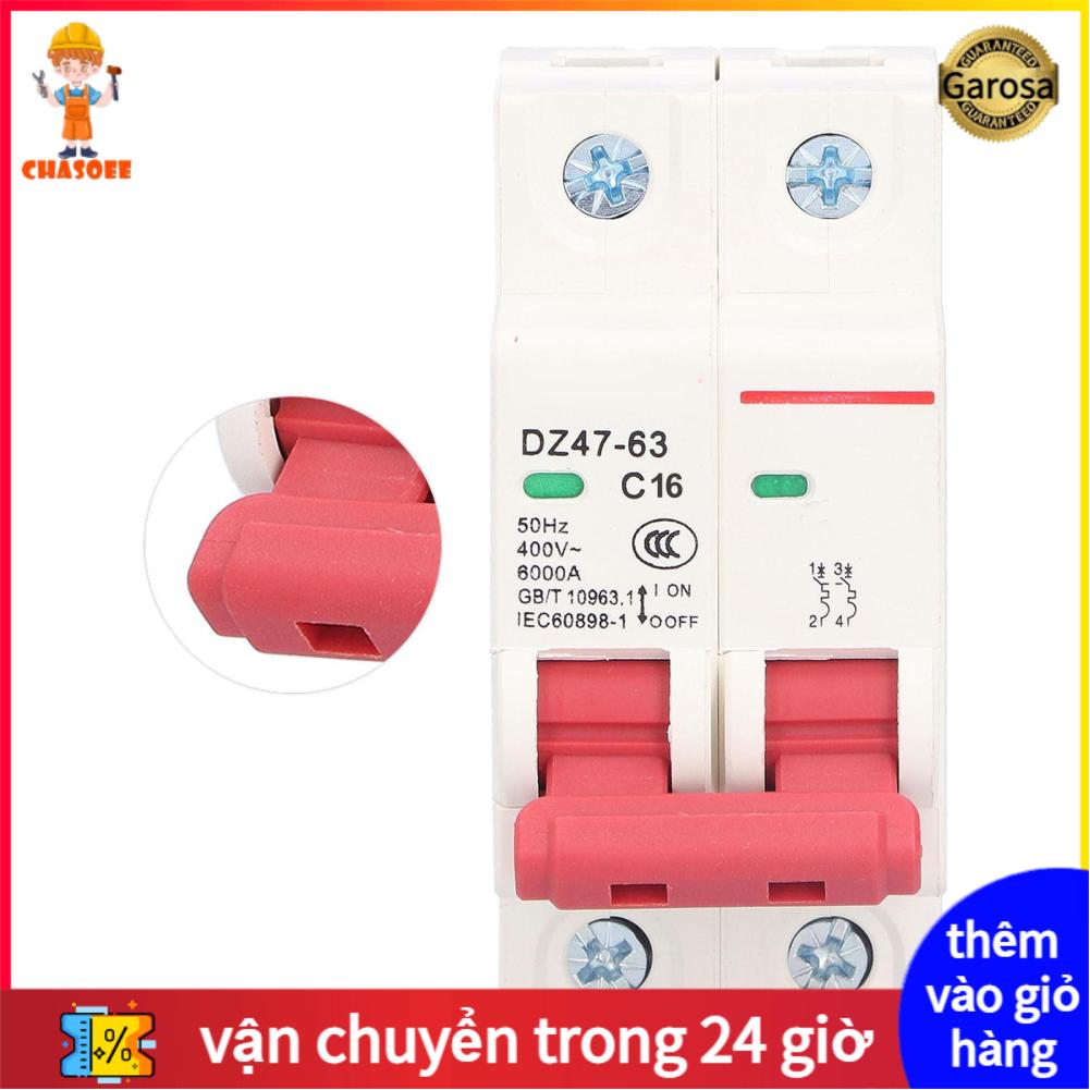 Leakage Protection Switch, Humanized Visual Window 2P Miniature Circuit Breaker Premium Material for Avoid Overload for Avoid Short Circuit Damage