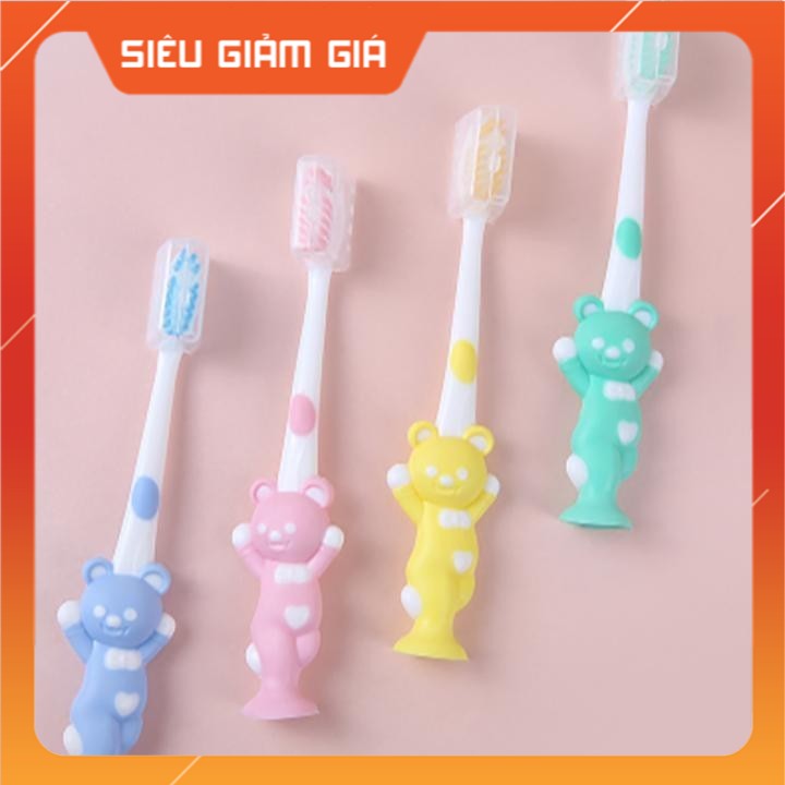 [ HÀNG LOẠI 1- GIÁ SỐC ] Set 4 bàn chải đánh răng trẻ em hình thú. Set 4 Bàn Chải Đánh Răng Cho Bé xuất Nhật. bàn chải đánh răng cho bé