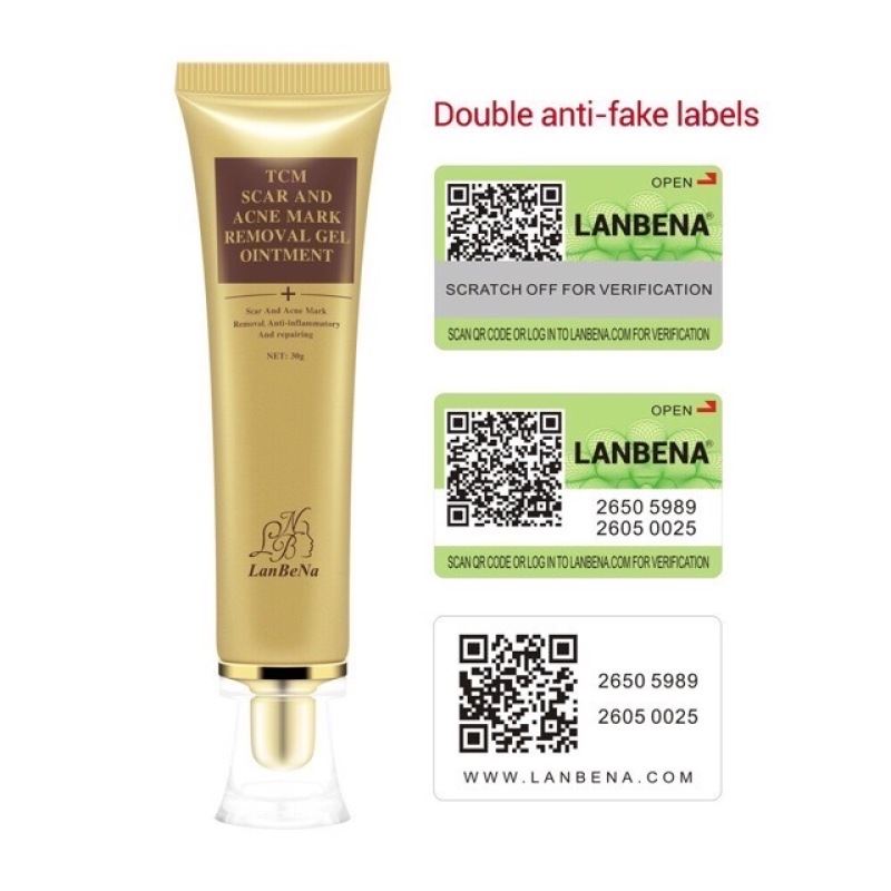 Serum bôi sẹo lanbena cao cấp chiết suất nhân sâm 30g -thâm da - sẹo lâu năm giá rẻ