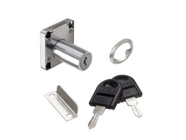 Khóa vuông hộc tủ chìa nhựa HAFELE chính hãng