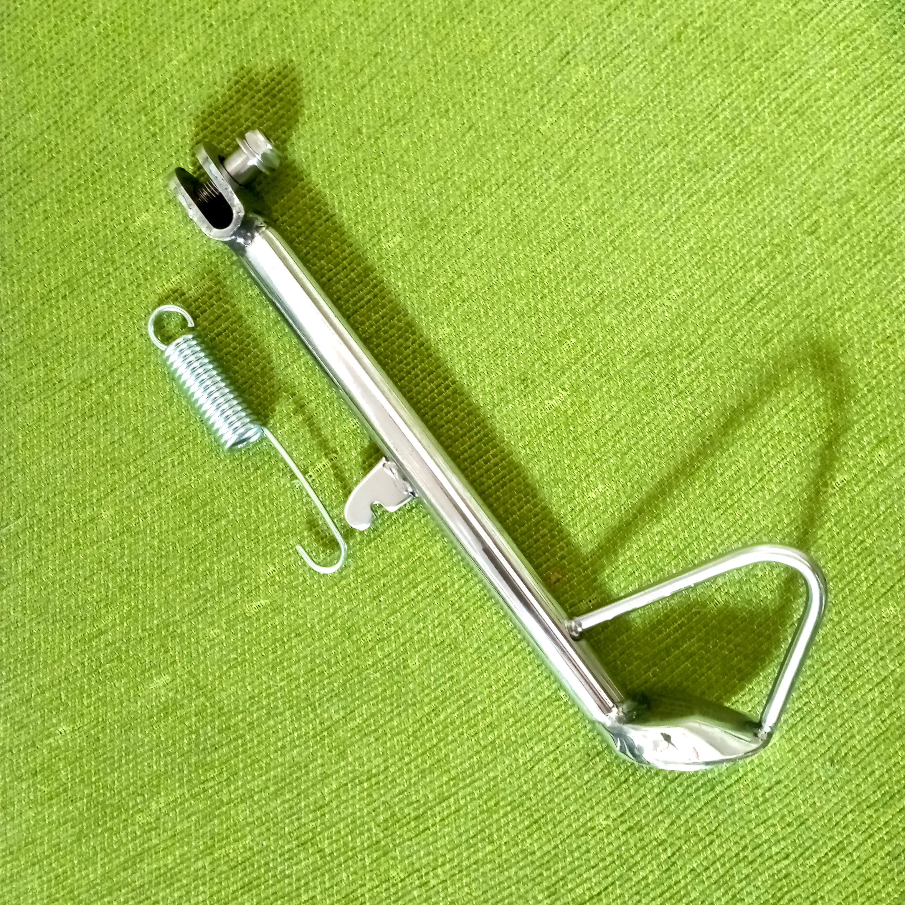 Chân chống nghiêng inox chế cho xe sh việt ,suzuki