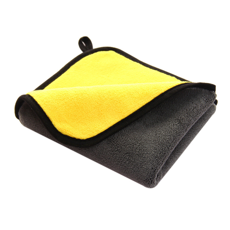 Khăn lau xe ô tô 2 mặt cao cấp sợi Microfiber