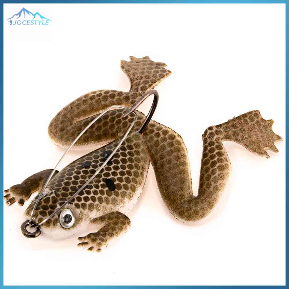 Mới Đến Ếch Quay Câu Cá Bionic Câu Cá Thu Hút Mồi Câu Cá Đen (Xanh Quân Đội, Nâu, Xanh Pha Lê)