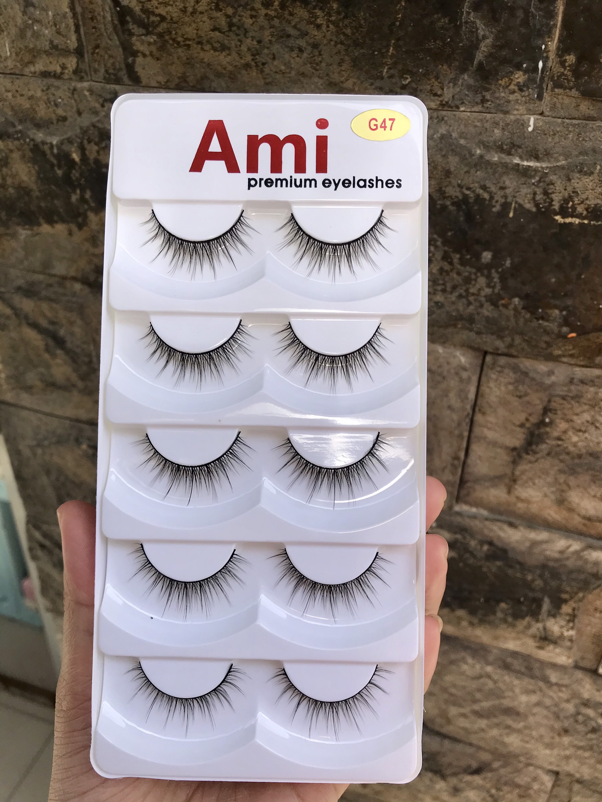 Mi giả chồn gân mềm cao cấp Ami (5 cặp/hộp)