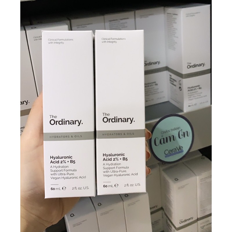 Tinh chất cấp nước The Ordinary Hyaluronic Acid 2% + B5 ( 60mL )