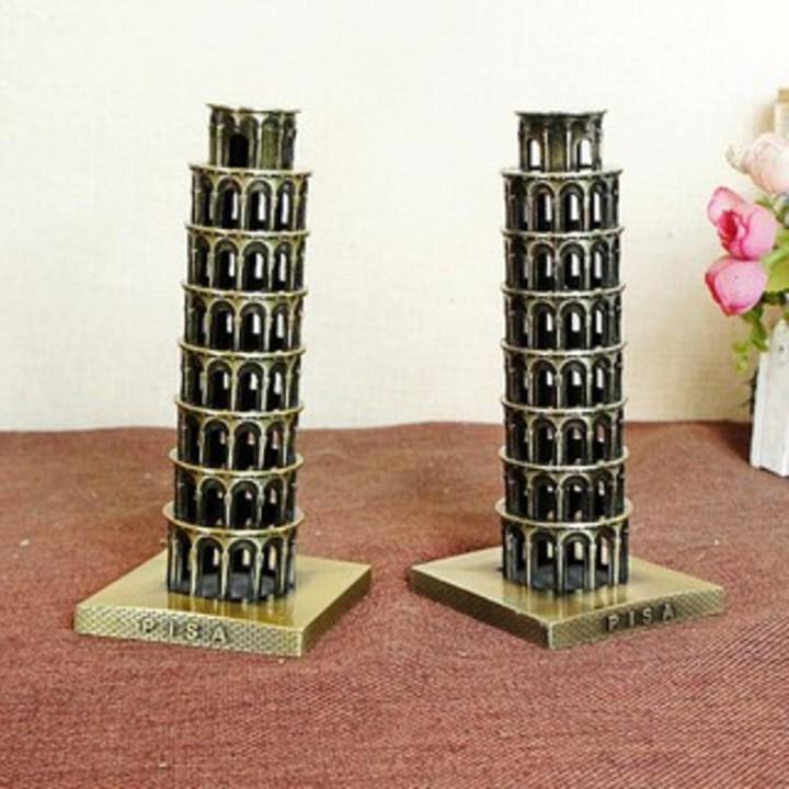 Mô hình tháp nghiêng Pisa cao 21 cm