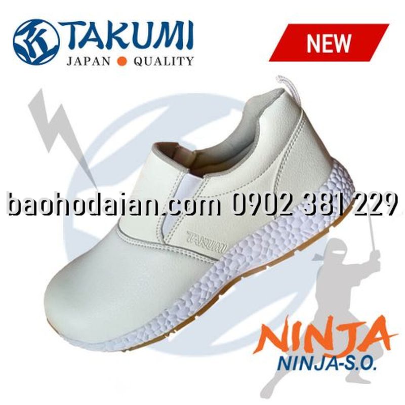 Giày bảo hộ xỏ Chống Tĩnh Điện Takumi Ninja-S.O siêu nhẹ (600gr/đôi)