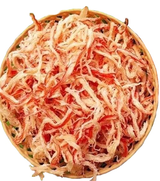 Mực Xé Sợi Hấp Nước Dừa - Long Thái