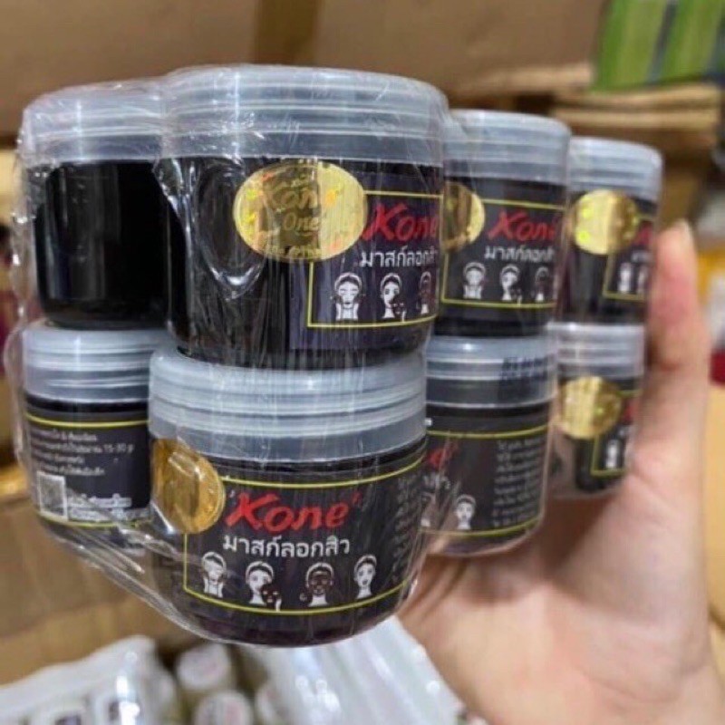 ( nguyên lốc 12 hũ) gel lột mụn than tre kone' thái lan