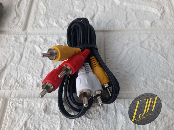 Cáp AV 6 đầu hoa sen(3 ra 3), dài 1.5M