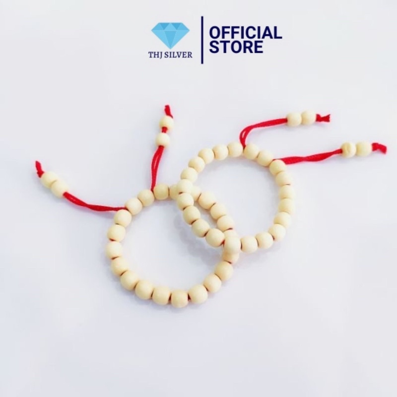 Vòng dâu trơn chỉ đỏ cho bé