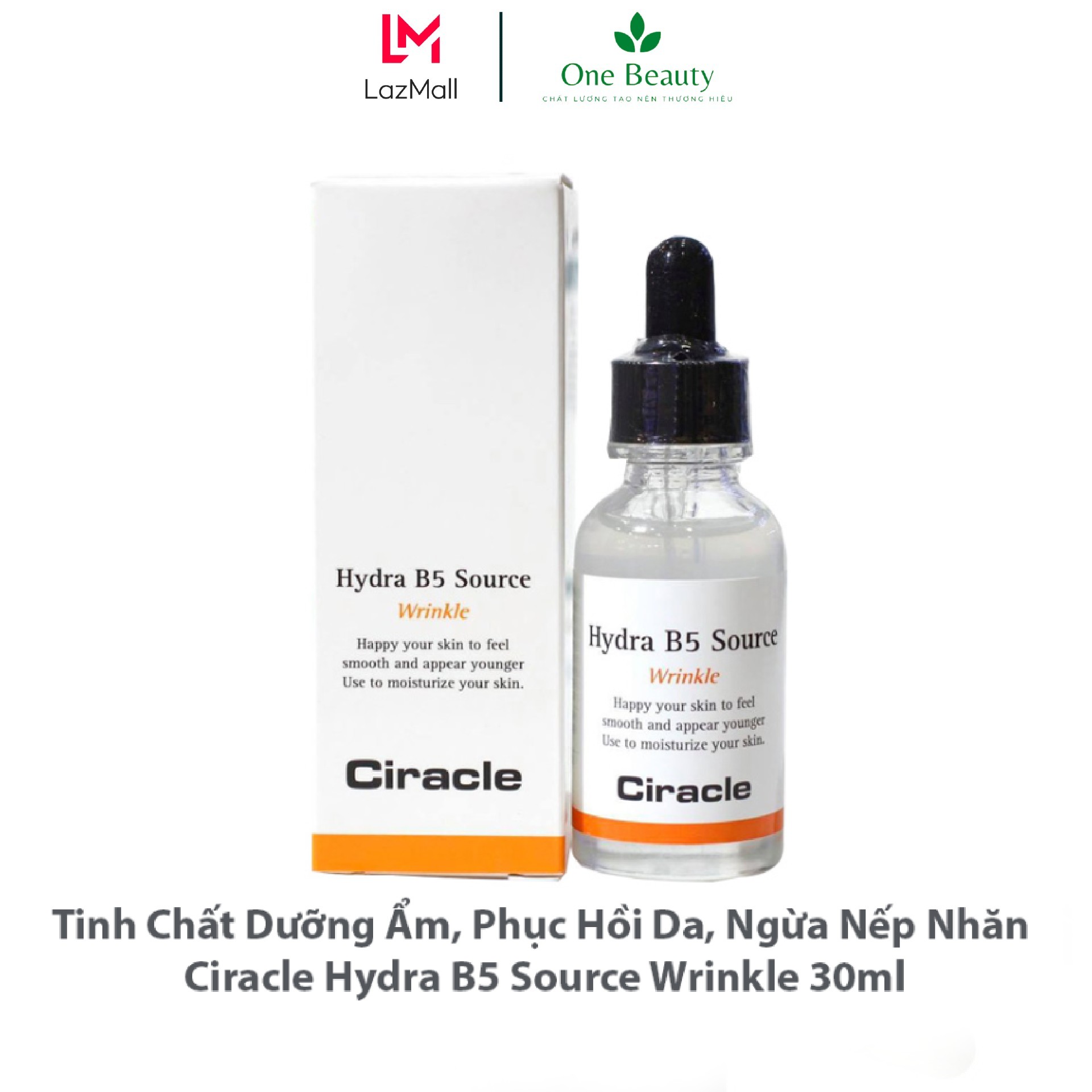 Tinh Chất Dưỡng Ẩm Sâu, Cải Thiện Nếp Nhăn Ciracle Hydra B5 Source Wrinkle 30ml