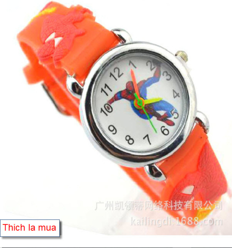 Nơi bán Đồng hồ đeo tay siêu nhân cho bé trai hình người nhện