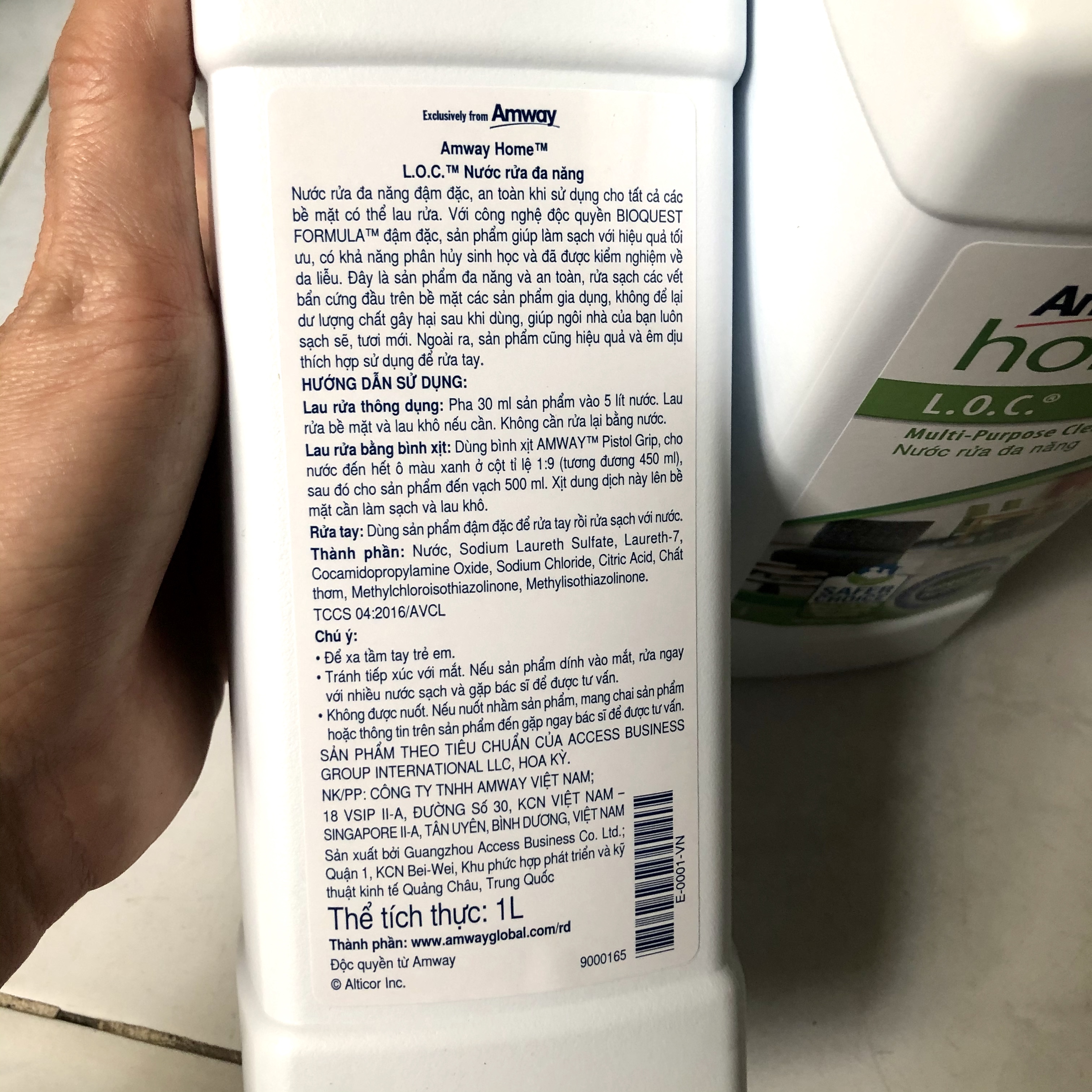 [HCM] Nước rửa đa năng đậm đặc 1L