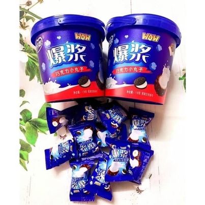 Bánh xô oreo socola nhân sữa tan chảy xô 118g - siêu hot