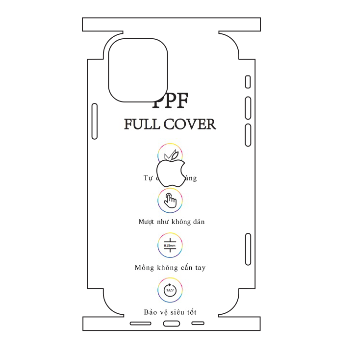 [HCM]Dán dẻo PPF iPhone 12 - iPhone 12 Pro