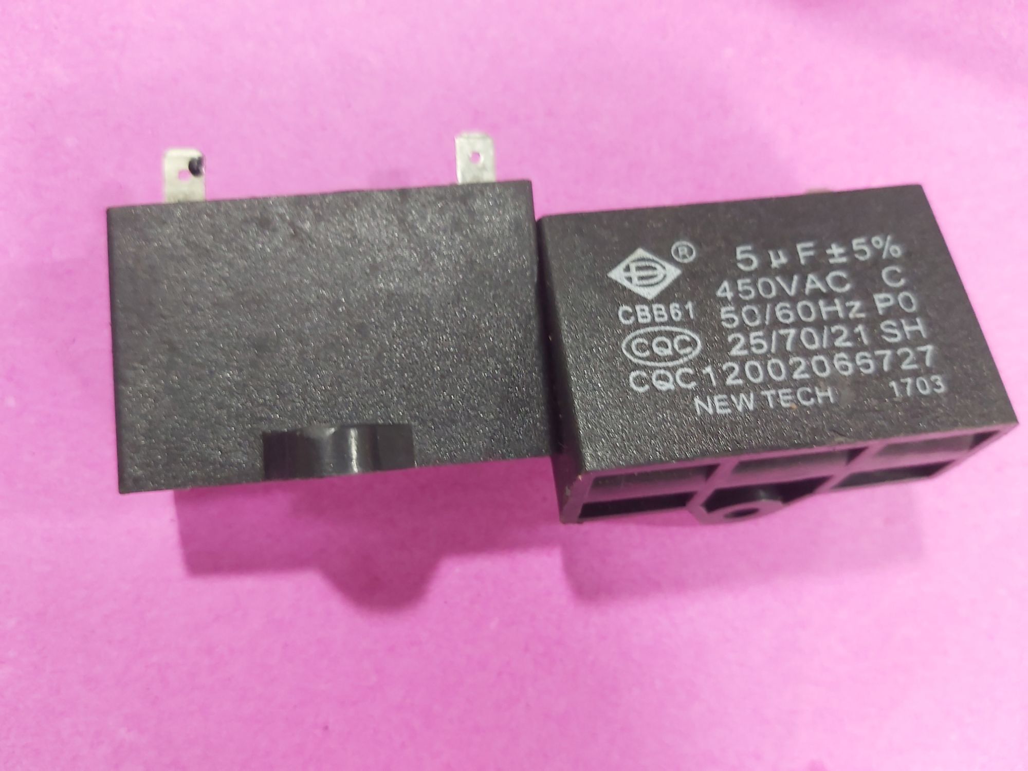 tụ quạt đứng 5uf 450v giá 2 con