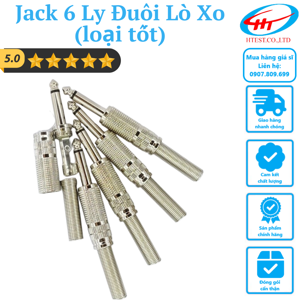 Jack 6 ly đuôi lò xo - hàng chất lượng