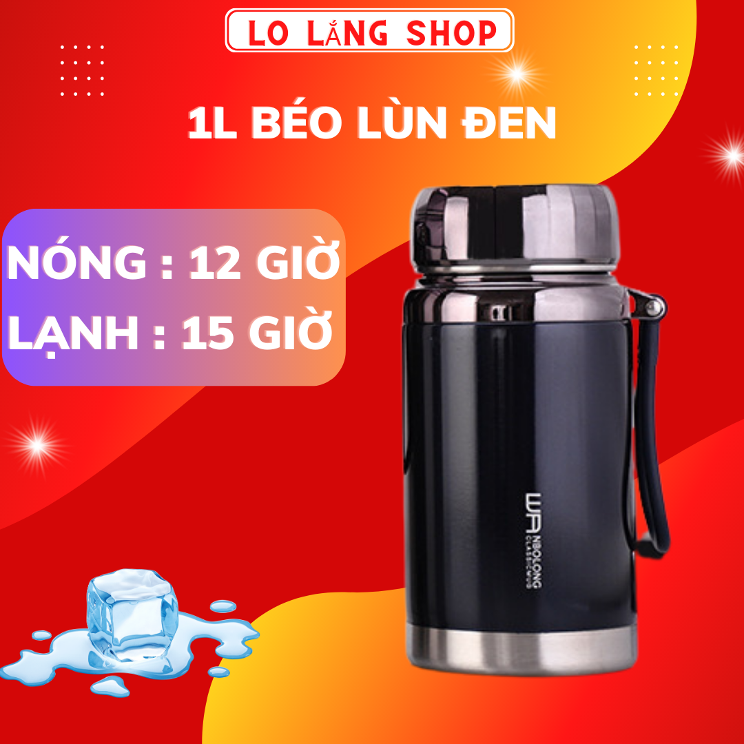 1500 stainless steel 304 thermos bottle heat preservation 15 hours large capacity 3 layer insulation keep hot for 12 hours, keep cold for more than 20 hours. Premium heat insulating water bottle