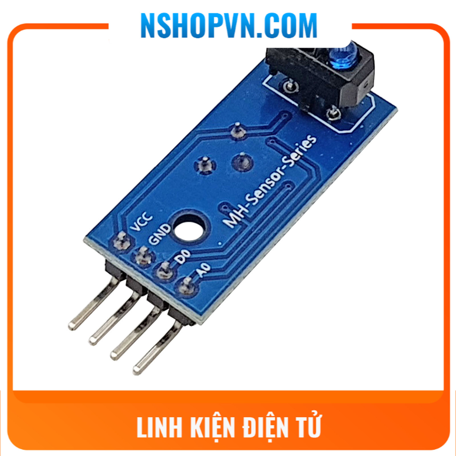 Module Cảm Biến Dò Line Đơn TCRT5000 (4 chân) Nguồn cung cấp 5VDC mạch sử dụng chip so sánh LM393 dòng điện tiêu thụ 10mA