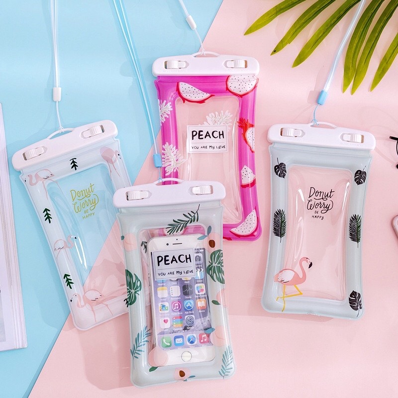 Túi đựng chống nước điện thoại, túi đựng điện thoai đi biển chống bụi bẩn .